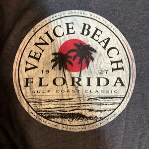 Venice Beach Florida Graphic Short Sleeve Tee - Dark Gray